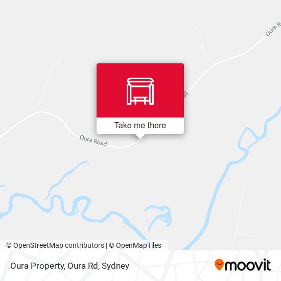 Oura Property, Oura Rd map