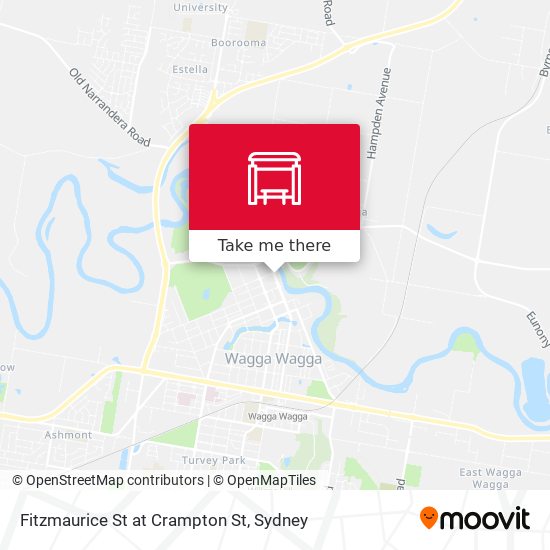 Fitzmaurice St at Crampton St map