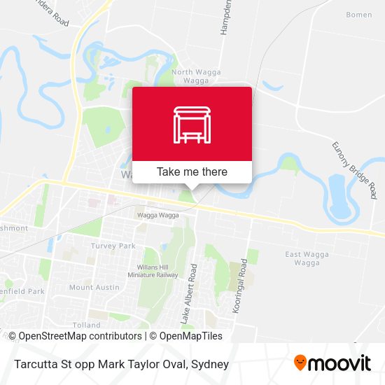 Tarcutta St opp Mark Taylor Oval map