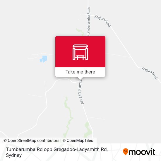 Tumbarumba Rd opp Gregadoo-Ladysmith Rd map