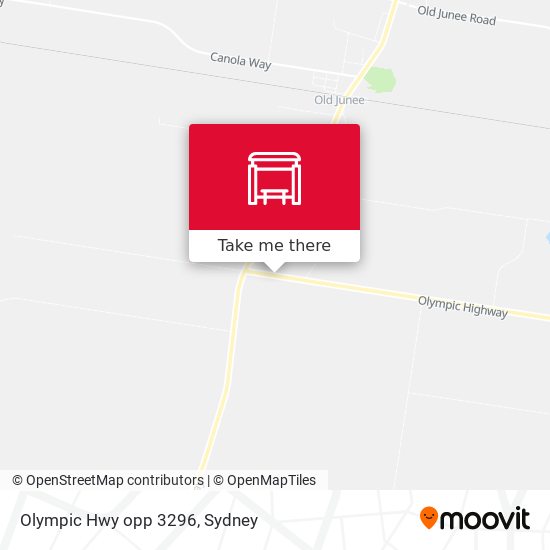 Olympic Hwy opp 3296 map