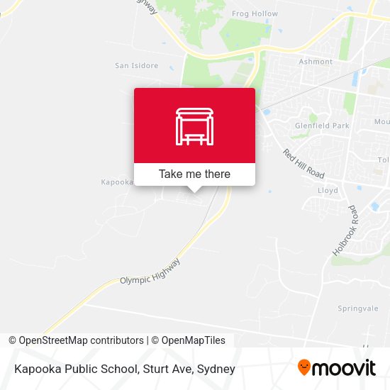 Kapooka Public School, Sturt Ave map
