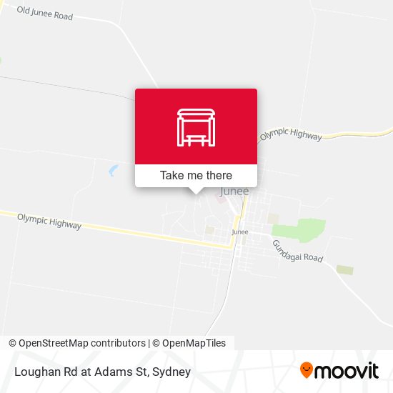 Loughan Rd at Adams St map