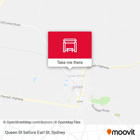 Queen St before Earl St map