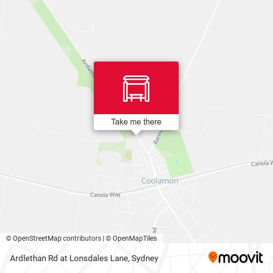 Ardlethan Rd at Lonsdales Lane map
