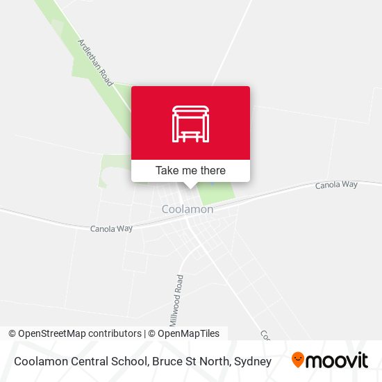 Coolamon Central School, Bruce St North map