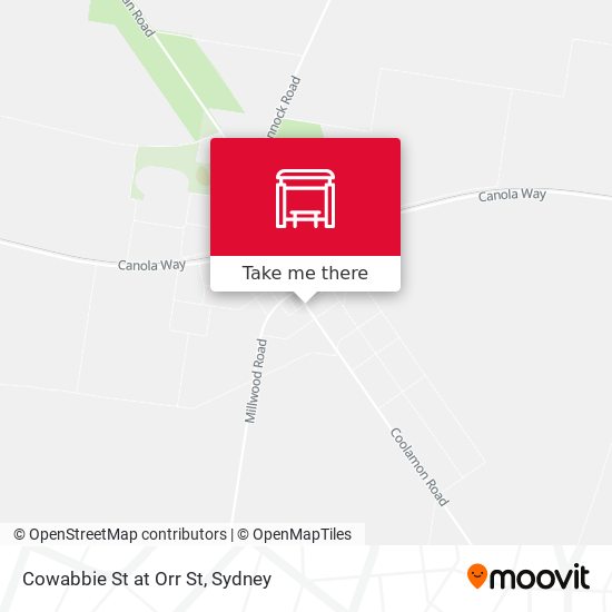 Cowabbie St at Orr St map