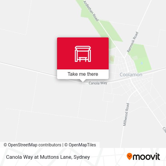 Canola Way at Muttons Lane map