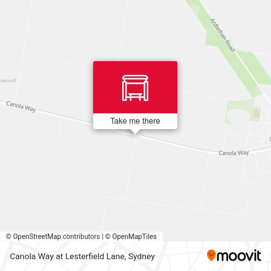 Canola Way at Lesterfield Lane map