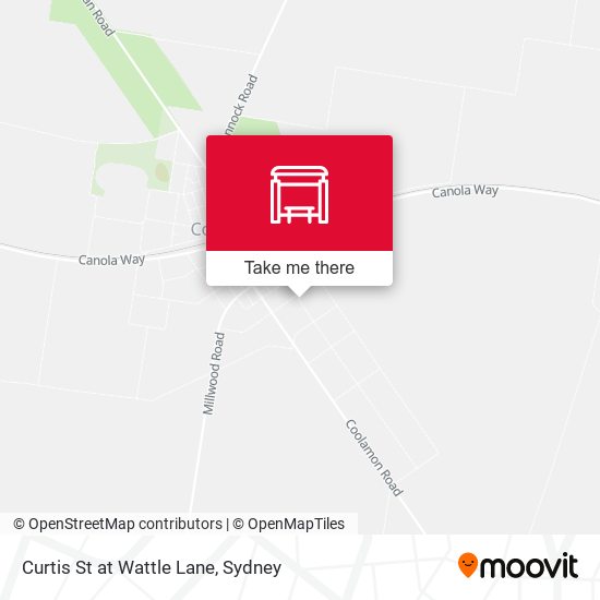 Curtis St at Wattle Lane map