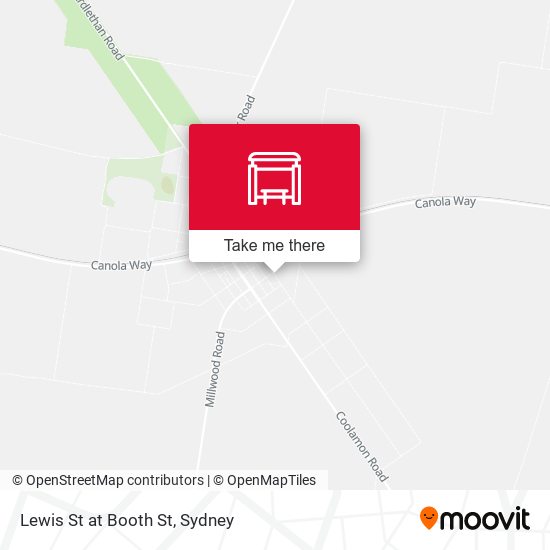 Lewis St at Booth St map