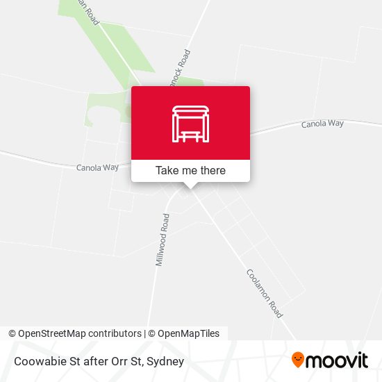Coowabie St after Orr St map
