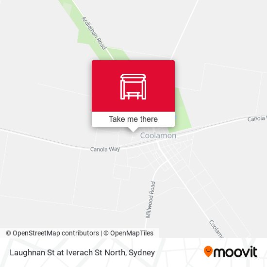 Laughnan St at Iverach St North map