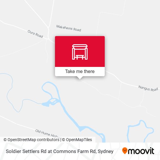 Soldier Settlers Rd at Commons Farm Rd map