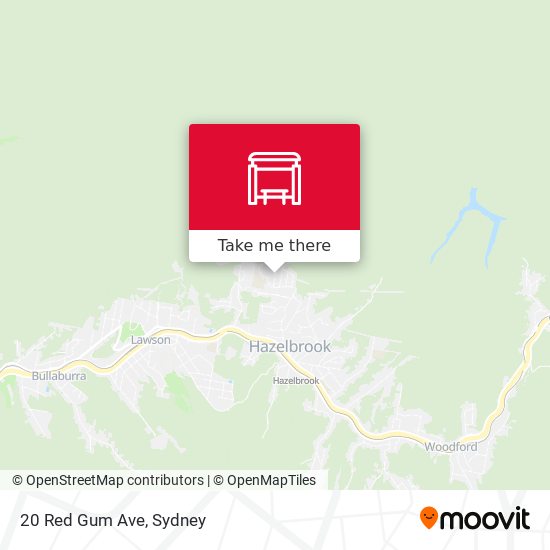 20 Red Gum Ave map