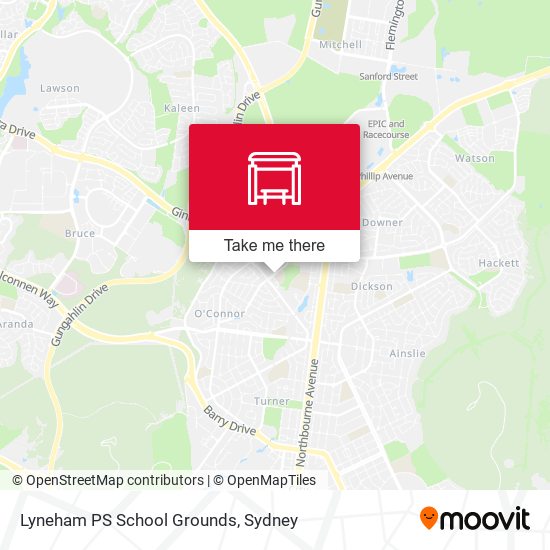 Lyneham PS School Grounds map