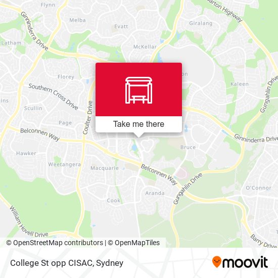 College St opp CISAC map