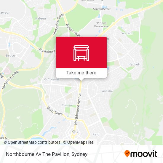 Northbourne Av The Pavilion map