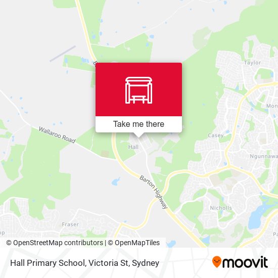 Hall Primary School, Victoria St map