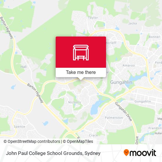 John Paul College School Grounds map