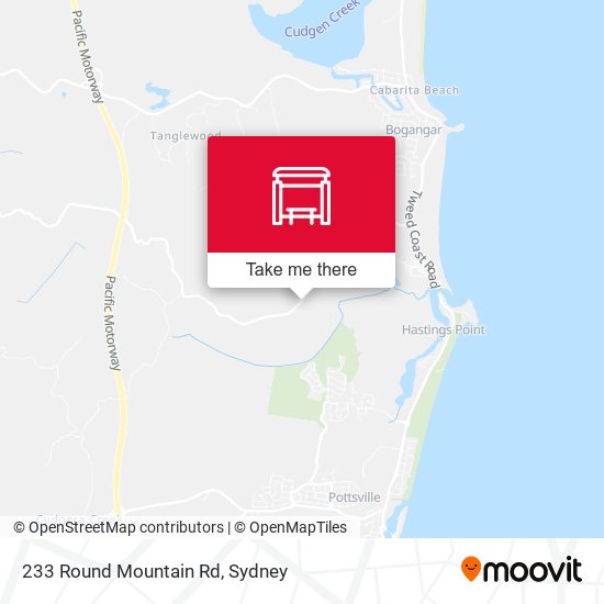 233 Round Mountain Rd map
