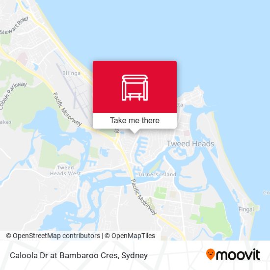 Caloola Dr at Bambaroo Cres map