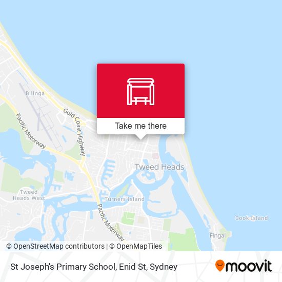 St Joseph's Primary School, Enid St map