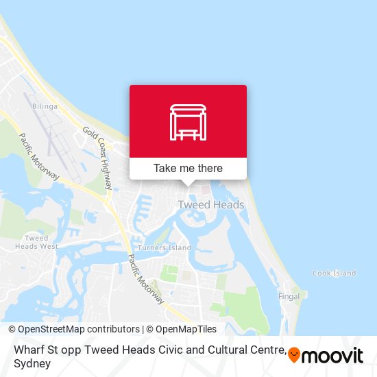 Wharf St opp Tweed Heads Civic and Cultural Centre map