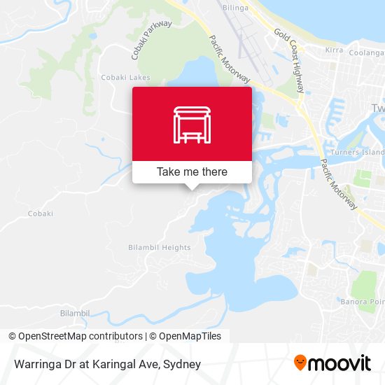 Warringa Dr at Karingal Ave map