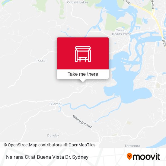 Nairana Ct at Buena Vista Dr map