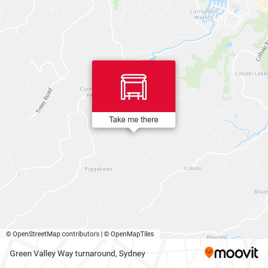 Green Valley Way turnaround map