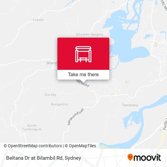 Beltana Dr at Bilambil Rd map