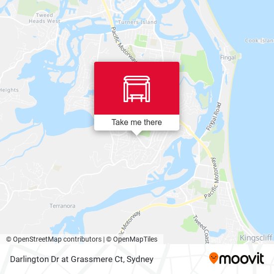 Darlington Dr at Grassmere Ct map