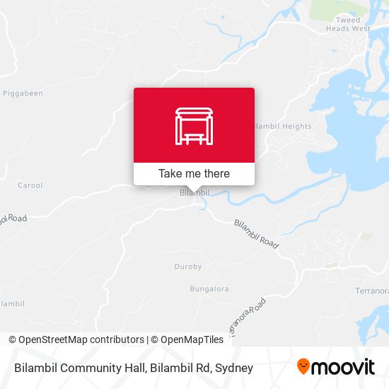 Bilambil Community Hall, Bilambil Rd map