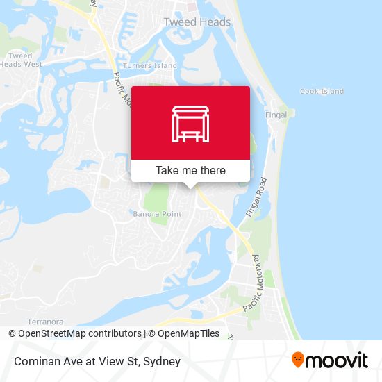 Cominan Ave at View St map