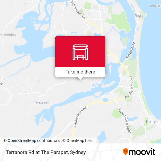 Terranora Rd at The Parapet map