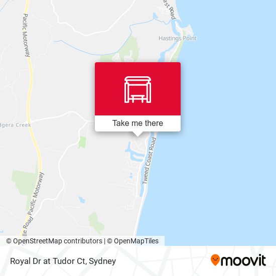 Royal Dr at Tudor Ct map