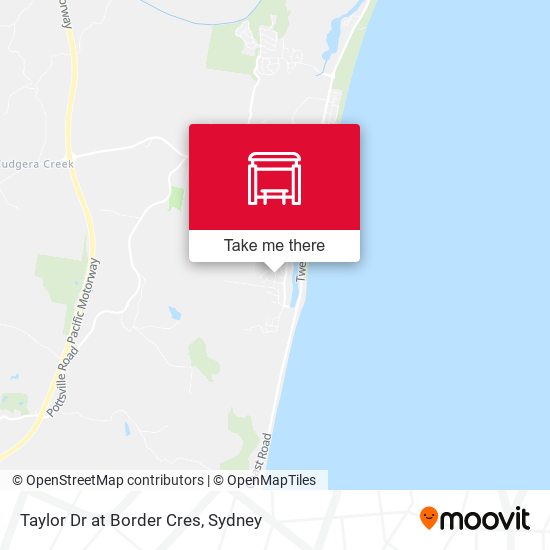 Taylor Dr at Border Cres map