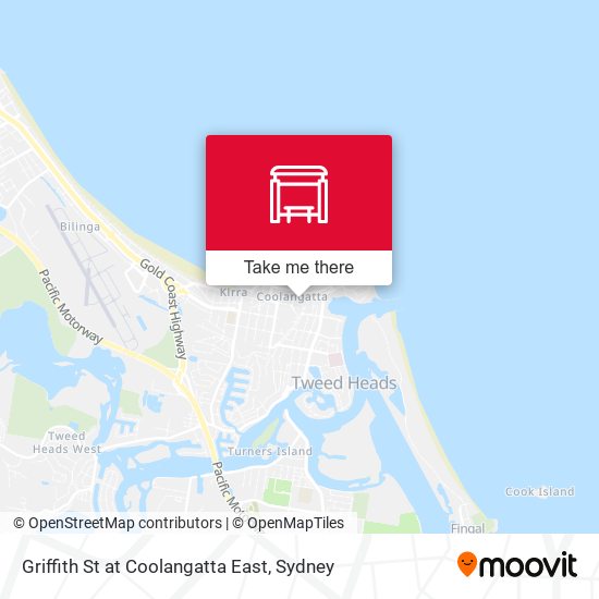Griffith St at Coolangatta East map