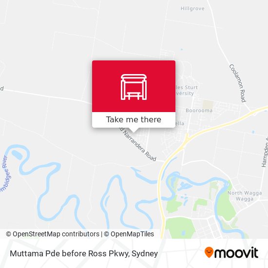 Muttama Pde before Ross Pkwy map