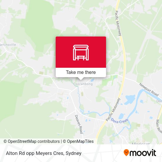 Alton Rd opp Meyers Cres map