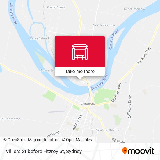 Villiers St before Fitzroy St map