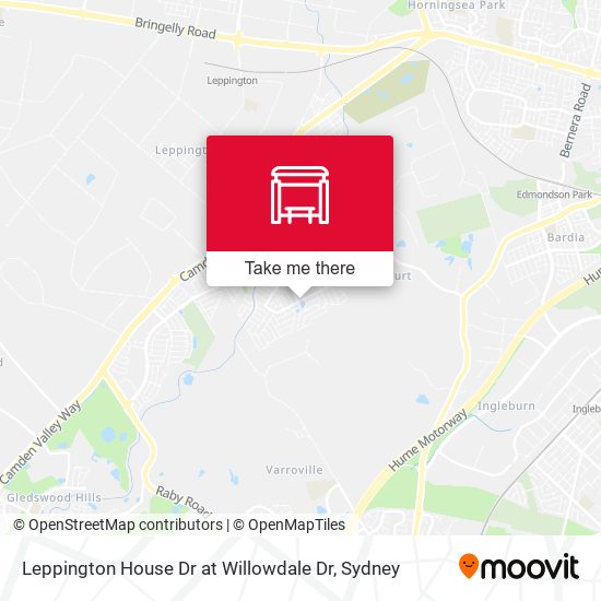 Leppington House Dr at Willowdale Dr map