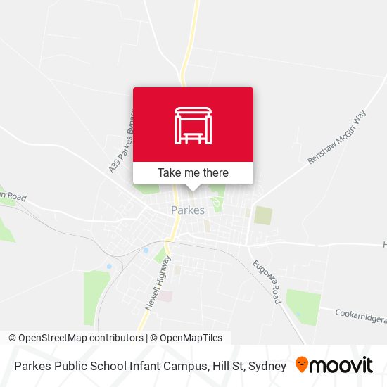 Parkes Public School Infant Campus, Hill St map