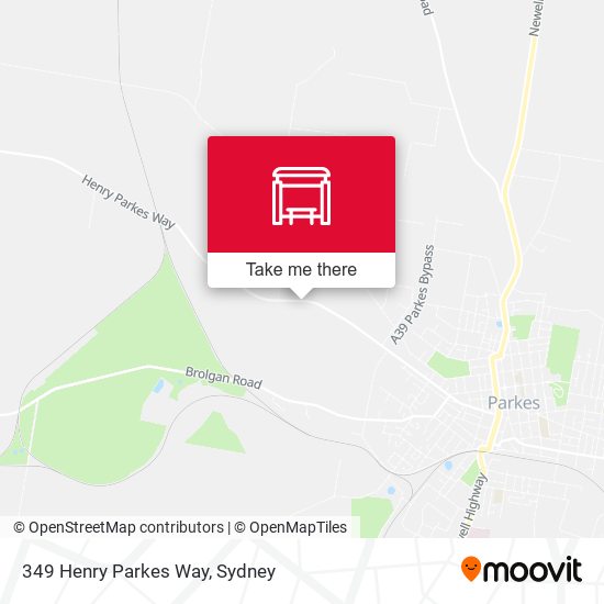 349 Henry Parkes Way map