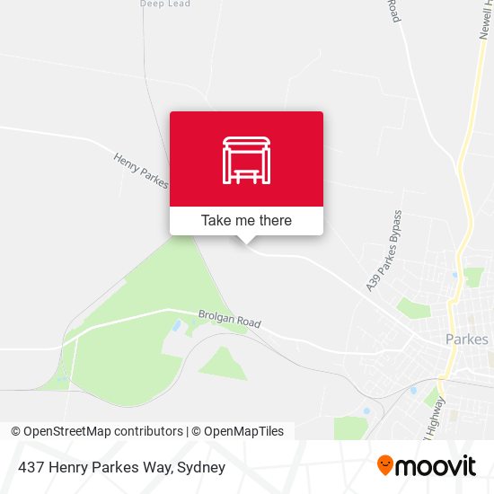 437 Henry Parkes Way map