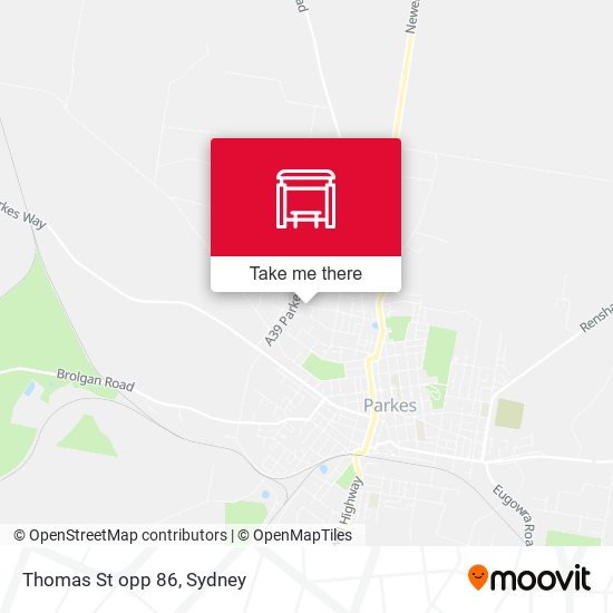 Thomas St opp 86 map