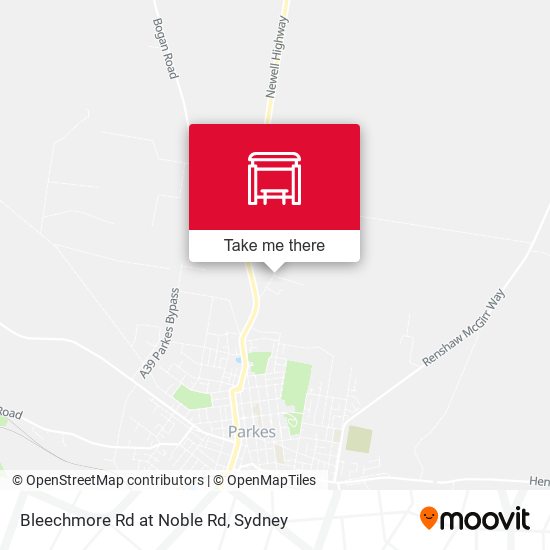 Bleechmore Rd at Noble Rd map