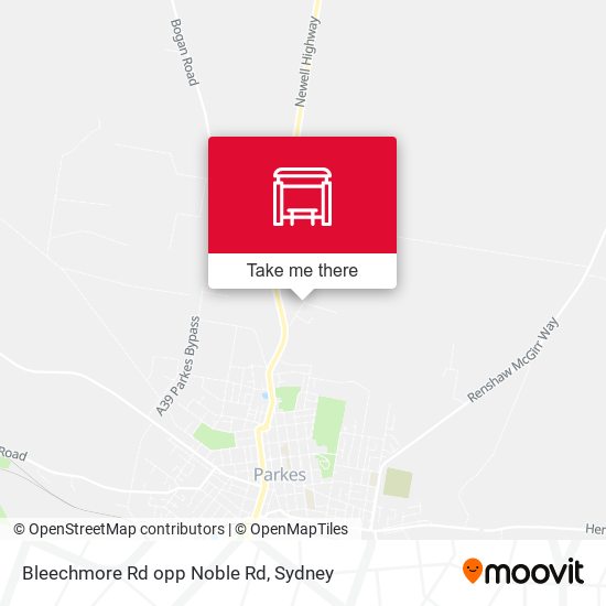 Bleechmore Rd opp Noble Rd map