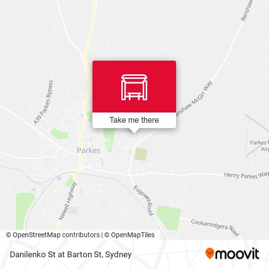 Danilenko St at Barton St map